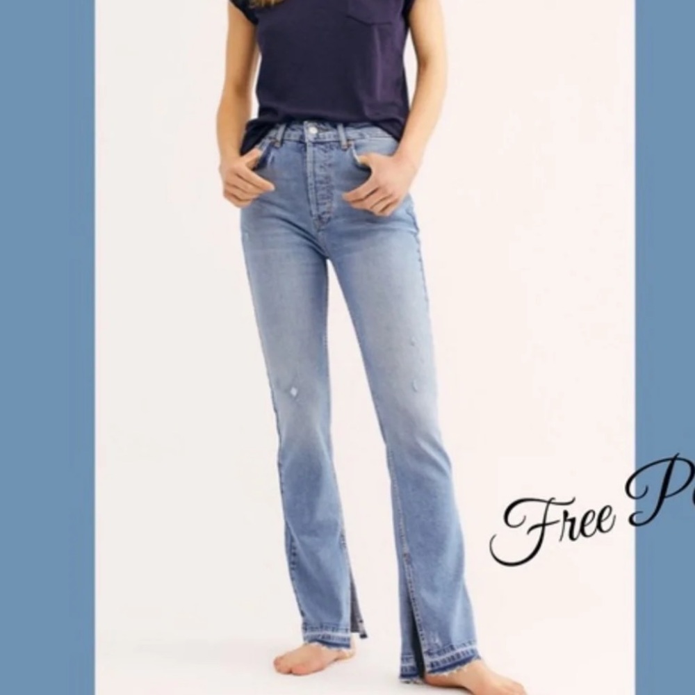Free People Slit Jean
